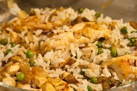 Riz à l'escalope