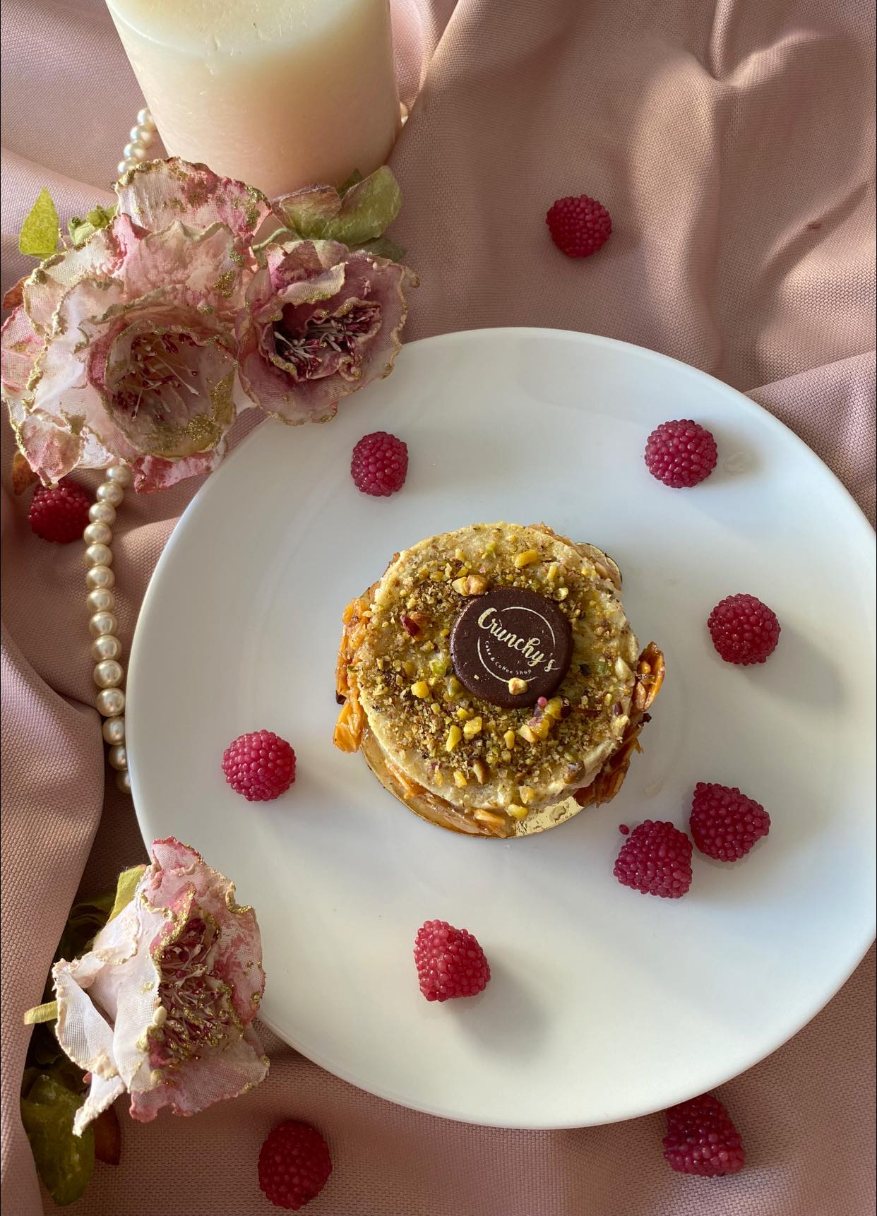 Pistache framboise