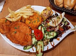 Plat escalope pannée