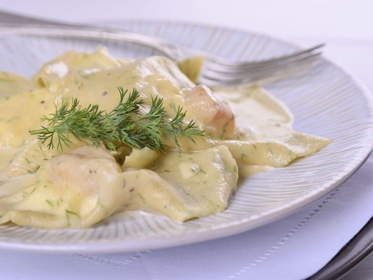 Ravioli Saumon Sauce Rosée