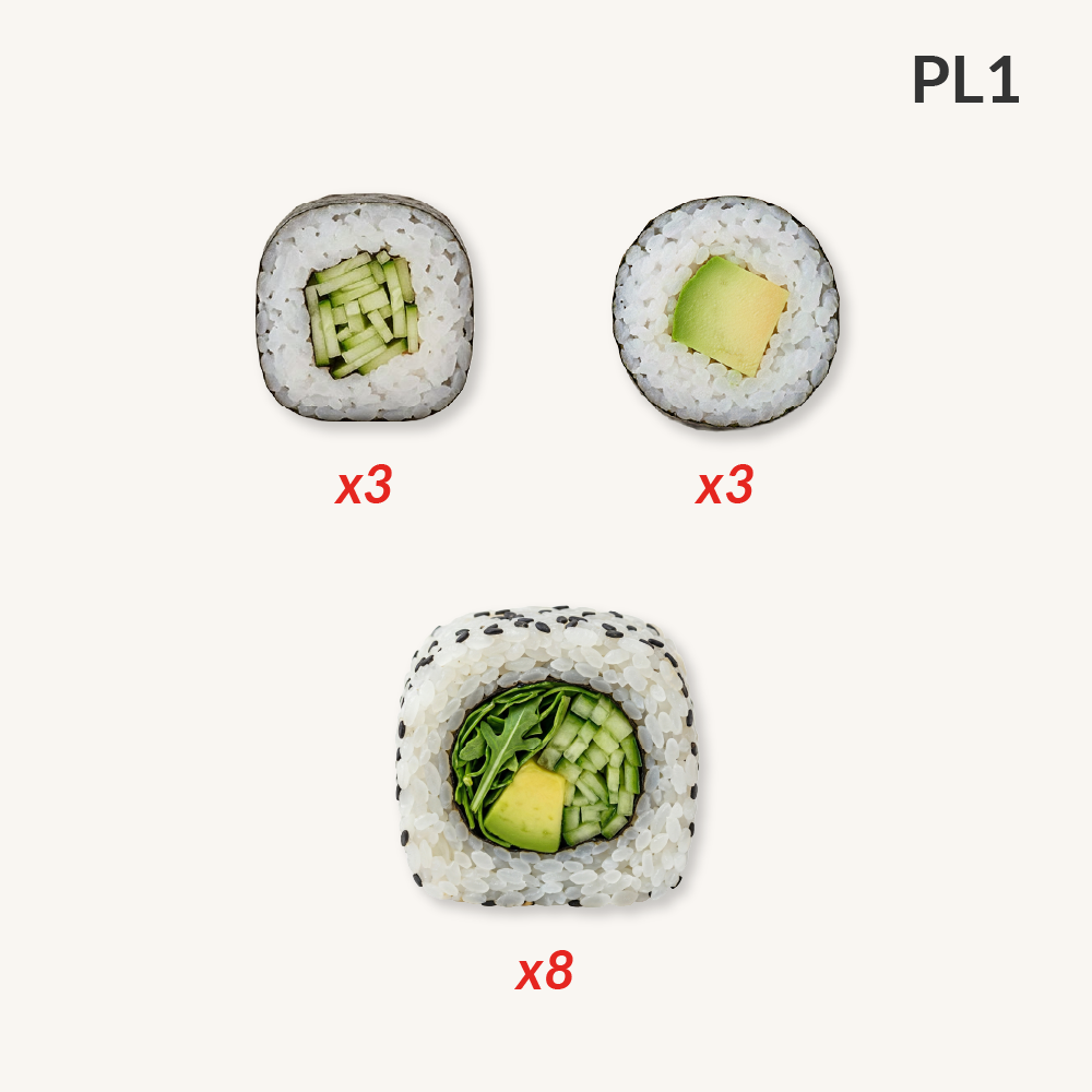 PL1 - Vegan - 14pcs