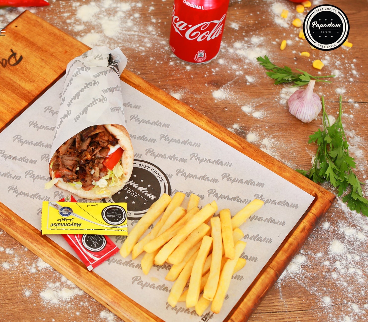 Chawarma (Cheese Naan Sandwich)