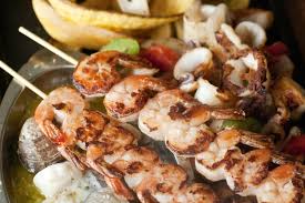 Brochette de fruit de mer