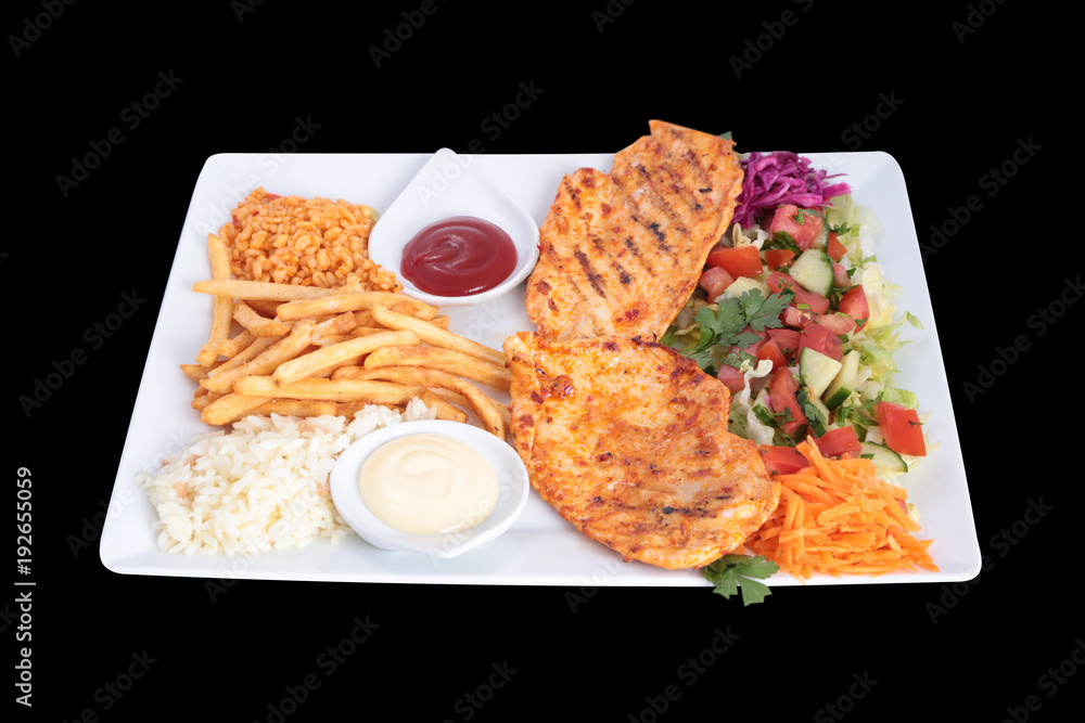 Plat escalope grilée
