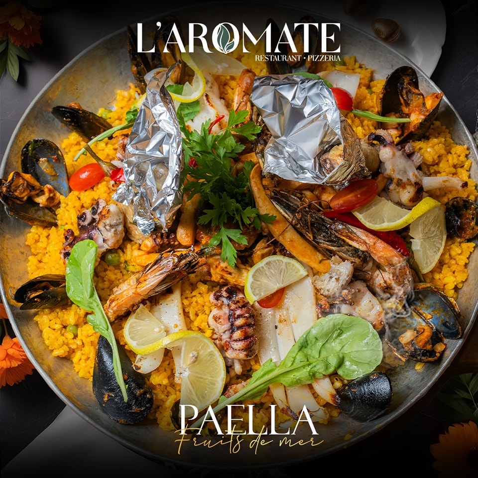 Paella poulet et fruits de mer (pour 2personnes)