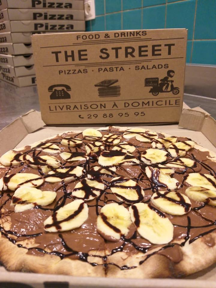 Pizza Sucrée au Nutella et Banane