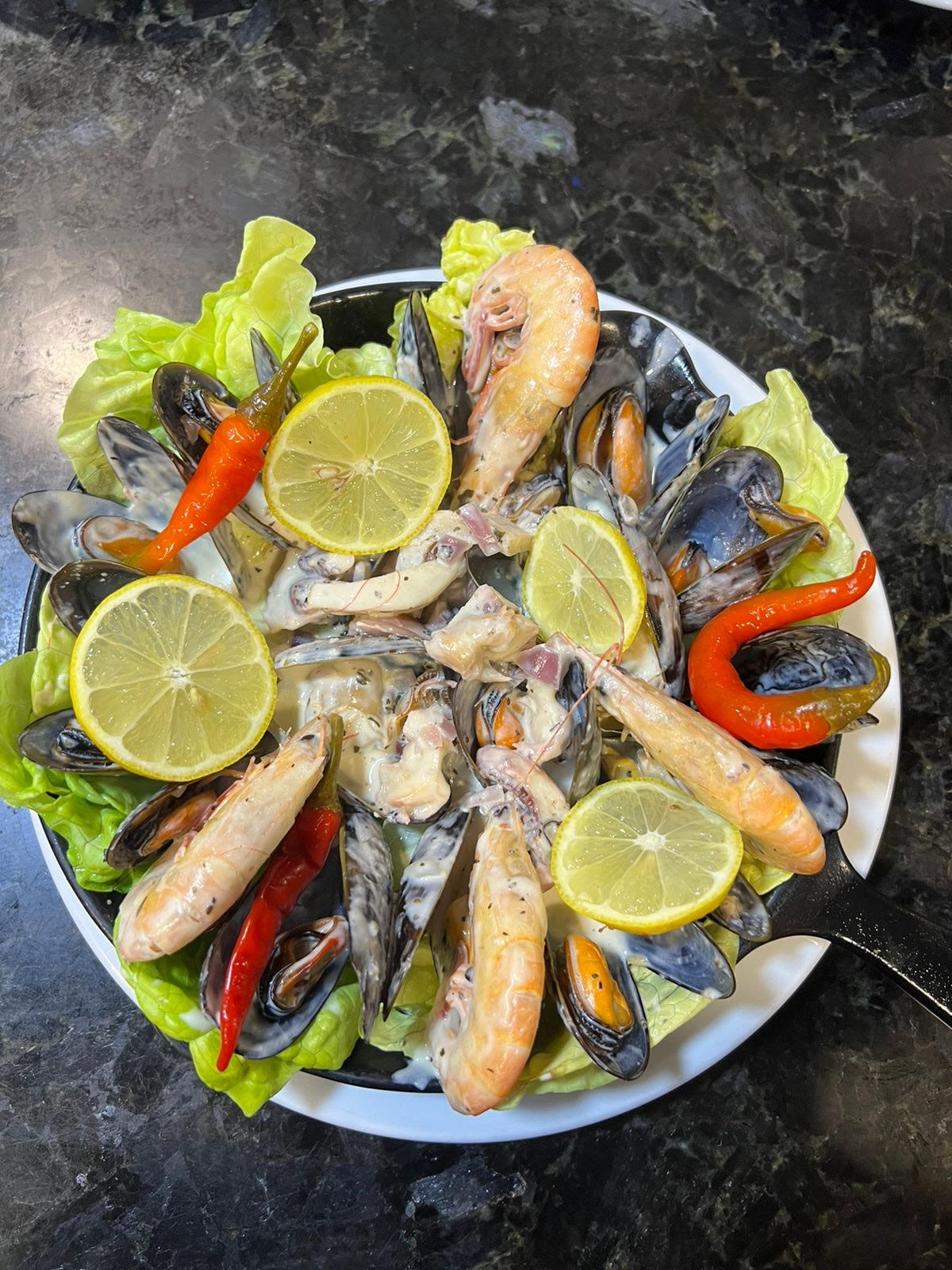 Plat Fruits de Mer Au Choix
