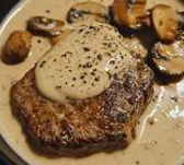 Steak sauce champignon