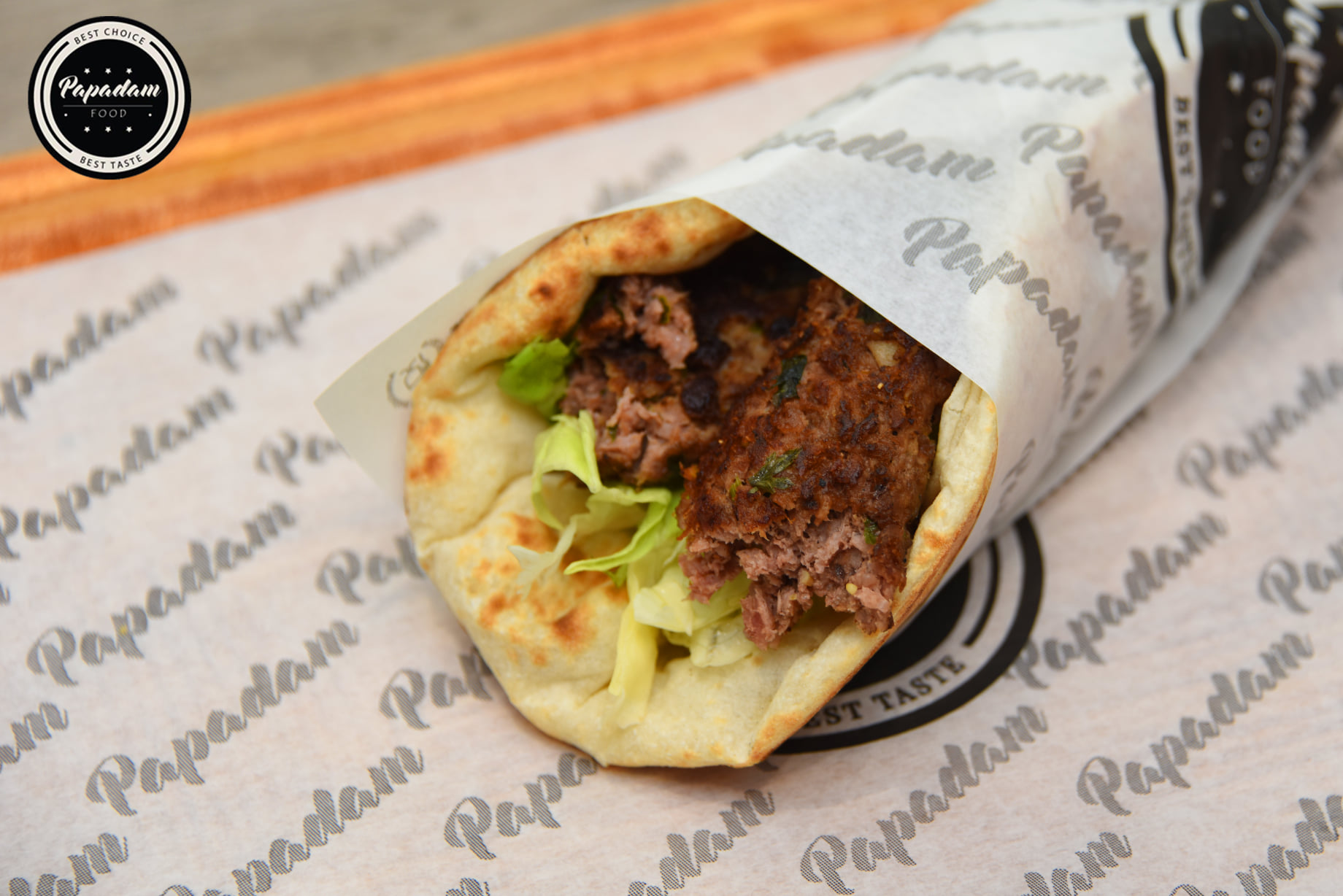 Kebab de Bœuf (Sandwich Naan)