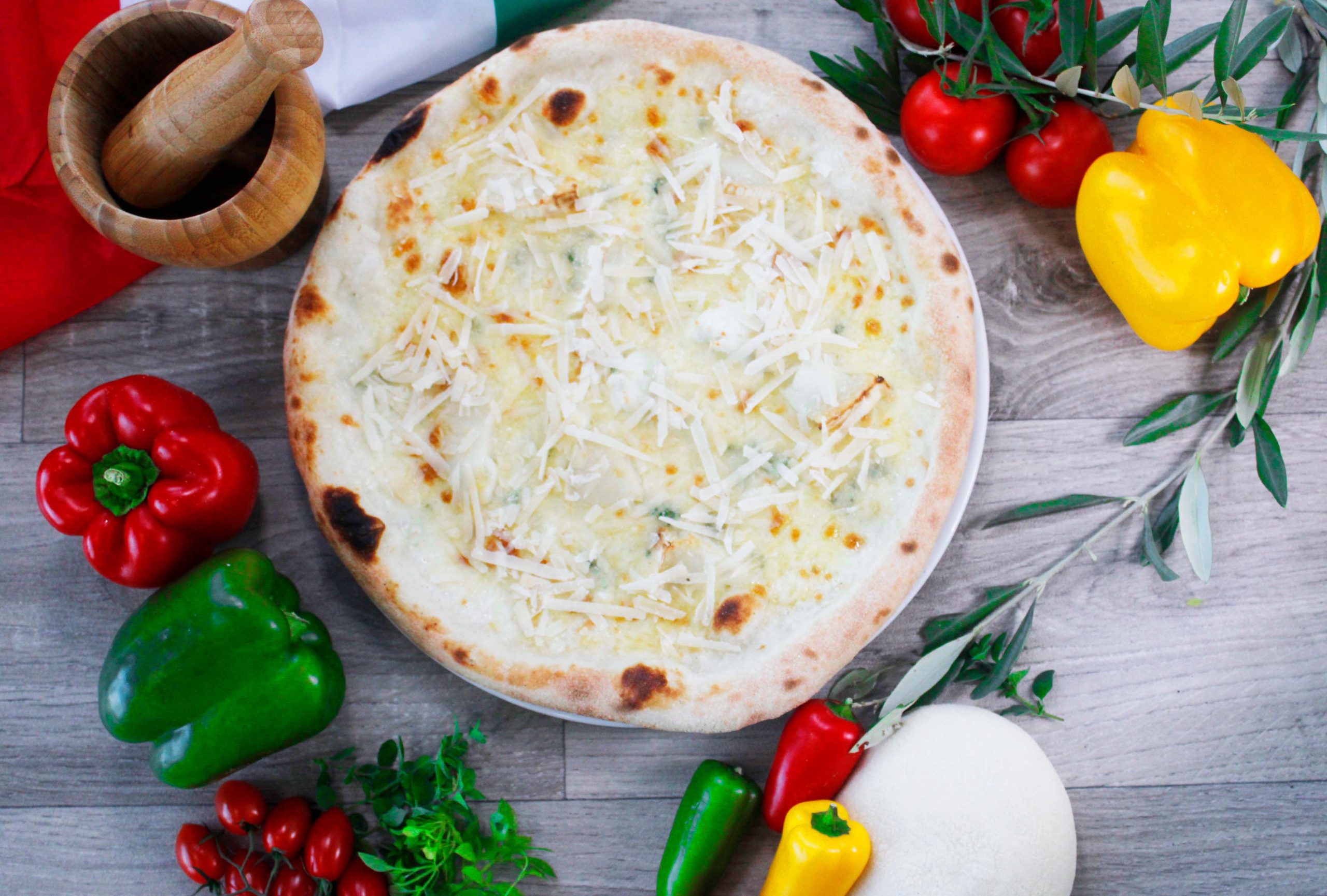 Pizzas Sauce Blanche 26 CM