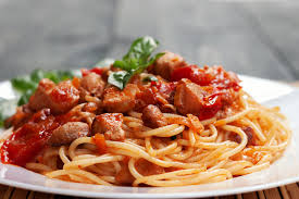 Pasta rouge poulet