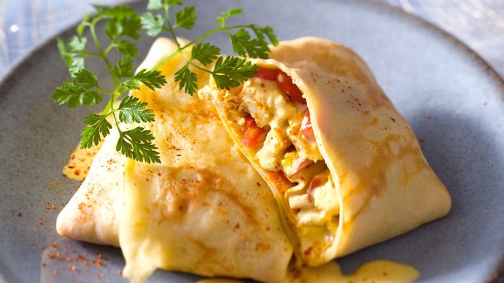 Crépe forrée poulet