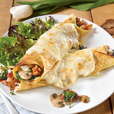 Crêpe Chevrettes Champignons
