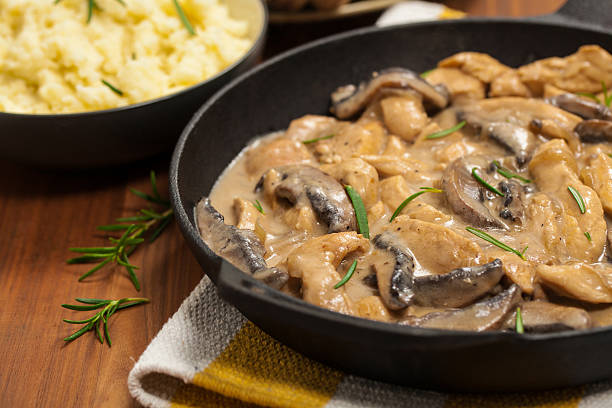 Escalope Grillée au sauce champignon
