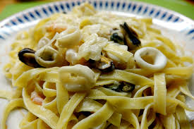 Pates de mer a la crème