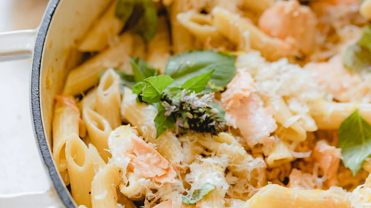 Penne salamoni