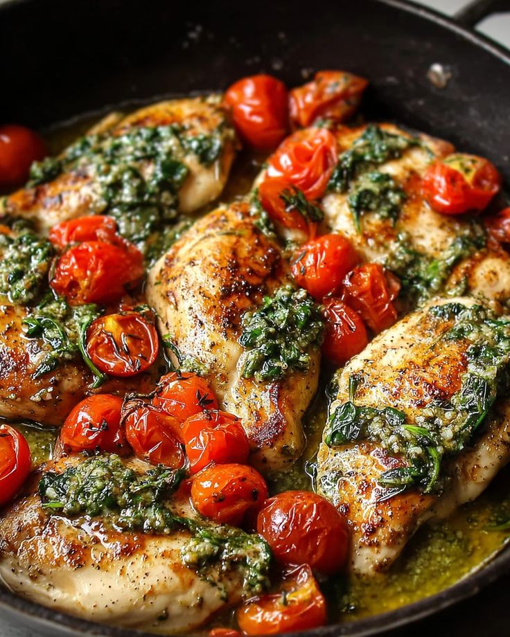 Creamy Chicken Pesto