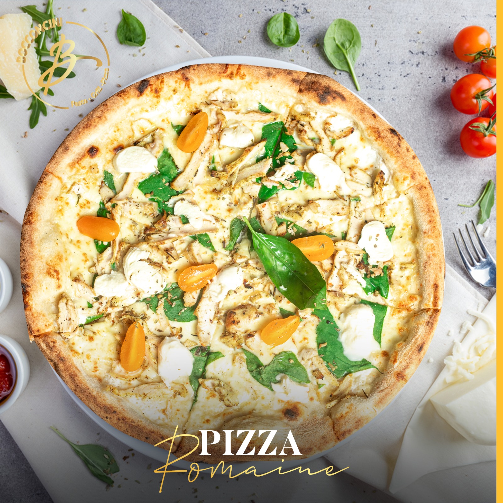 Pizza Alfredo