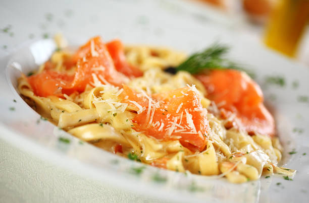 Tagliatelle au saumon