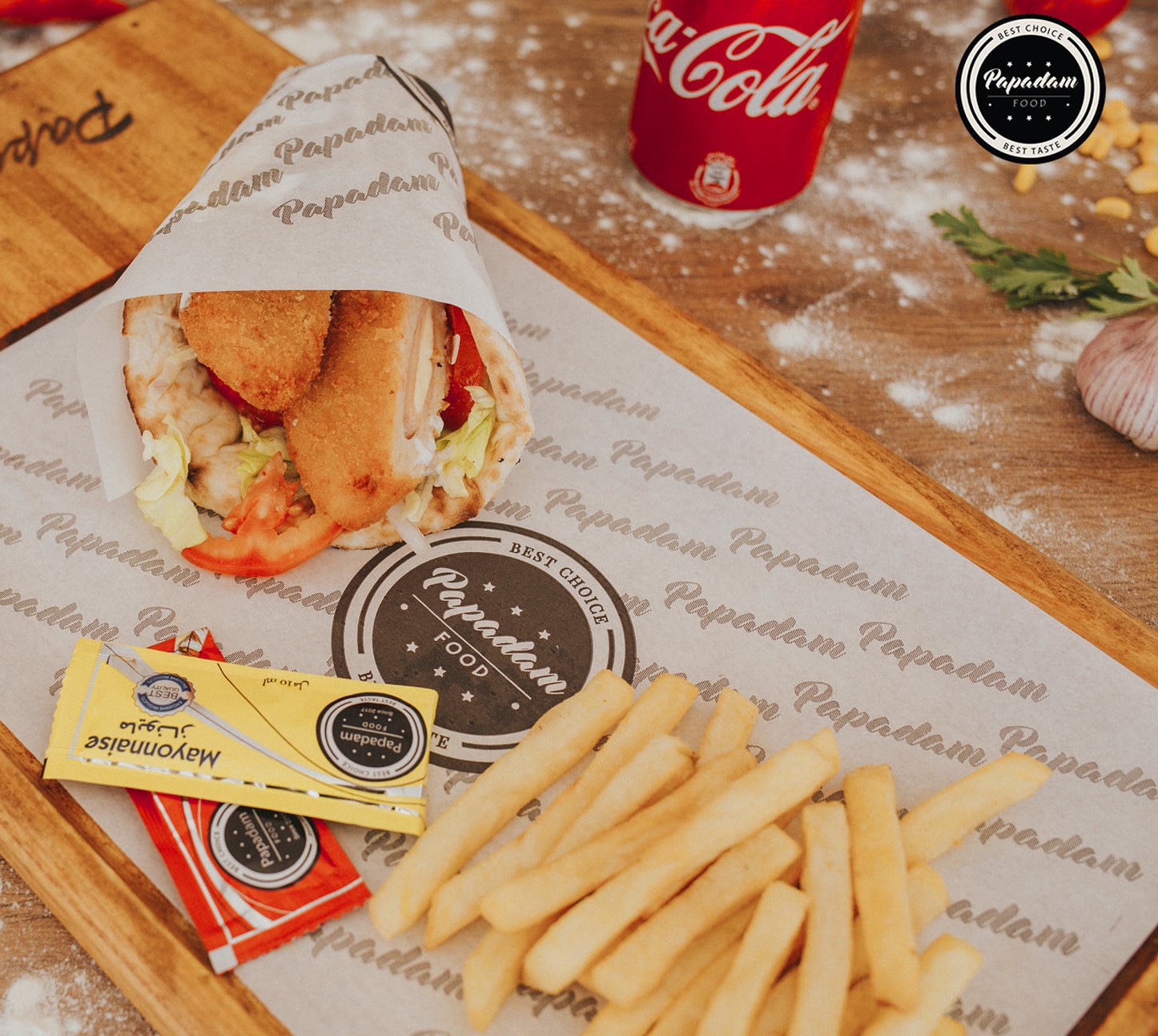 Cordon Bleu (Cheese Naan Sandwich)