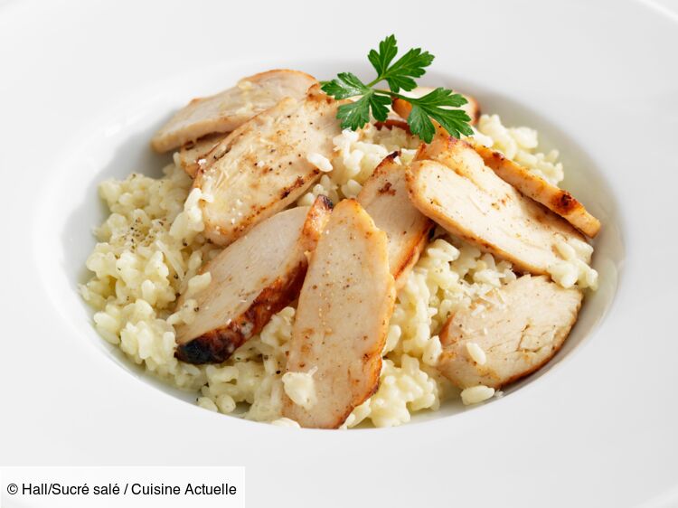 Risotto au poulet