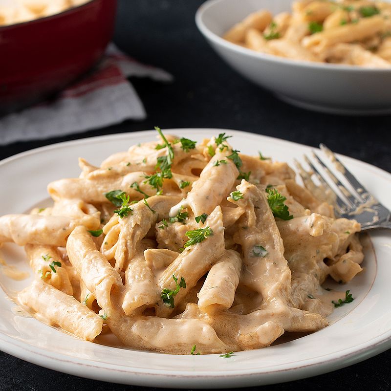 Pasta blanche poulet