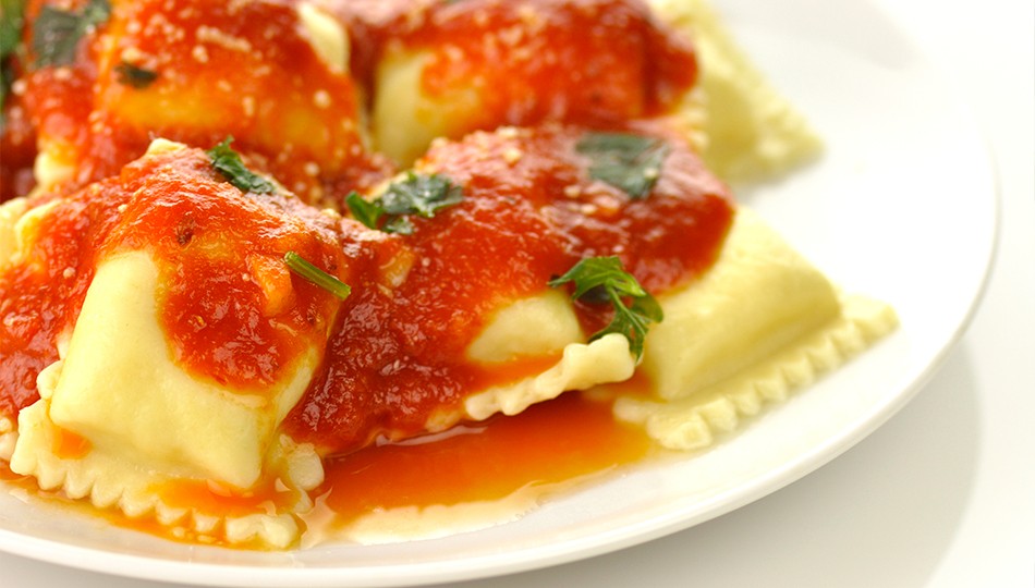 Ravioli pomodoro basilico