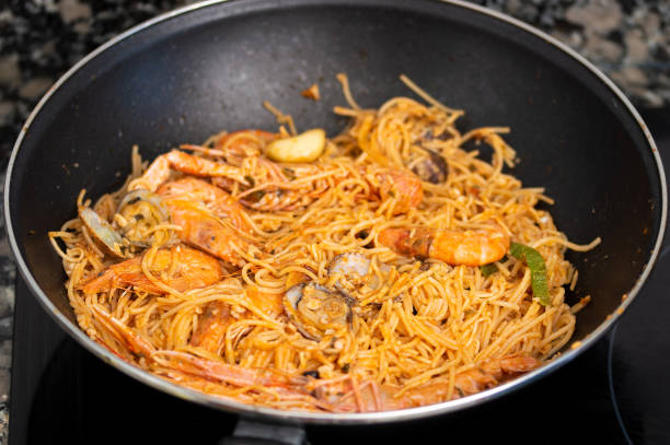 Spaghetti Familiale Fruits de Mer + Poisson