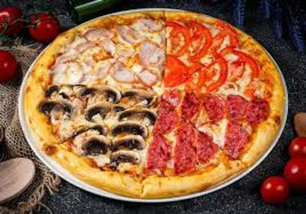 Pizza 4 gouts au choix