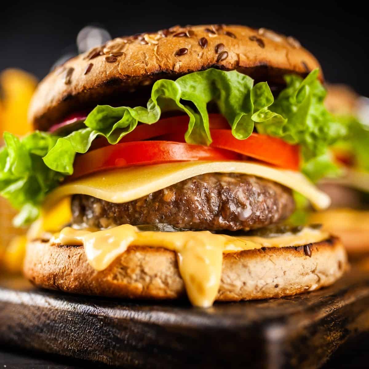 Cheese Burger Avec Fromage