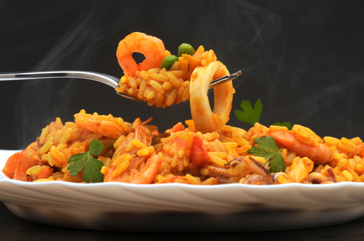 Riz aux fruits de mer