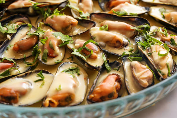 Moules à l'ail