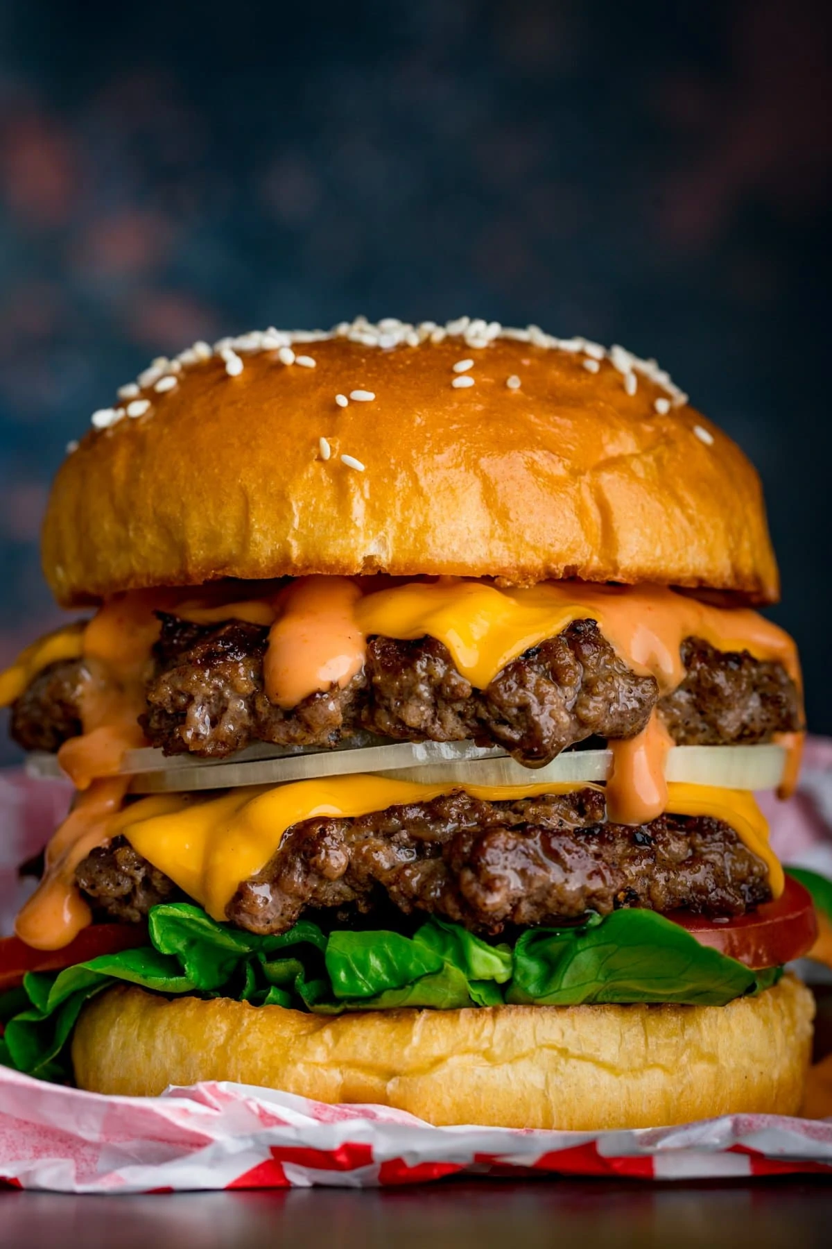 Double cheese burger