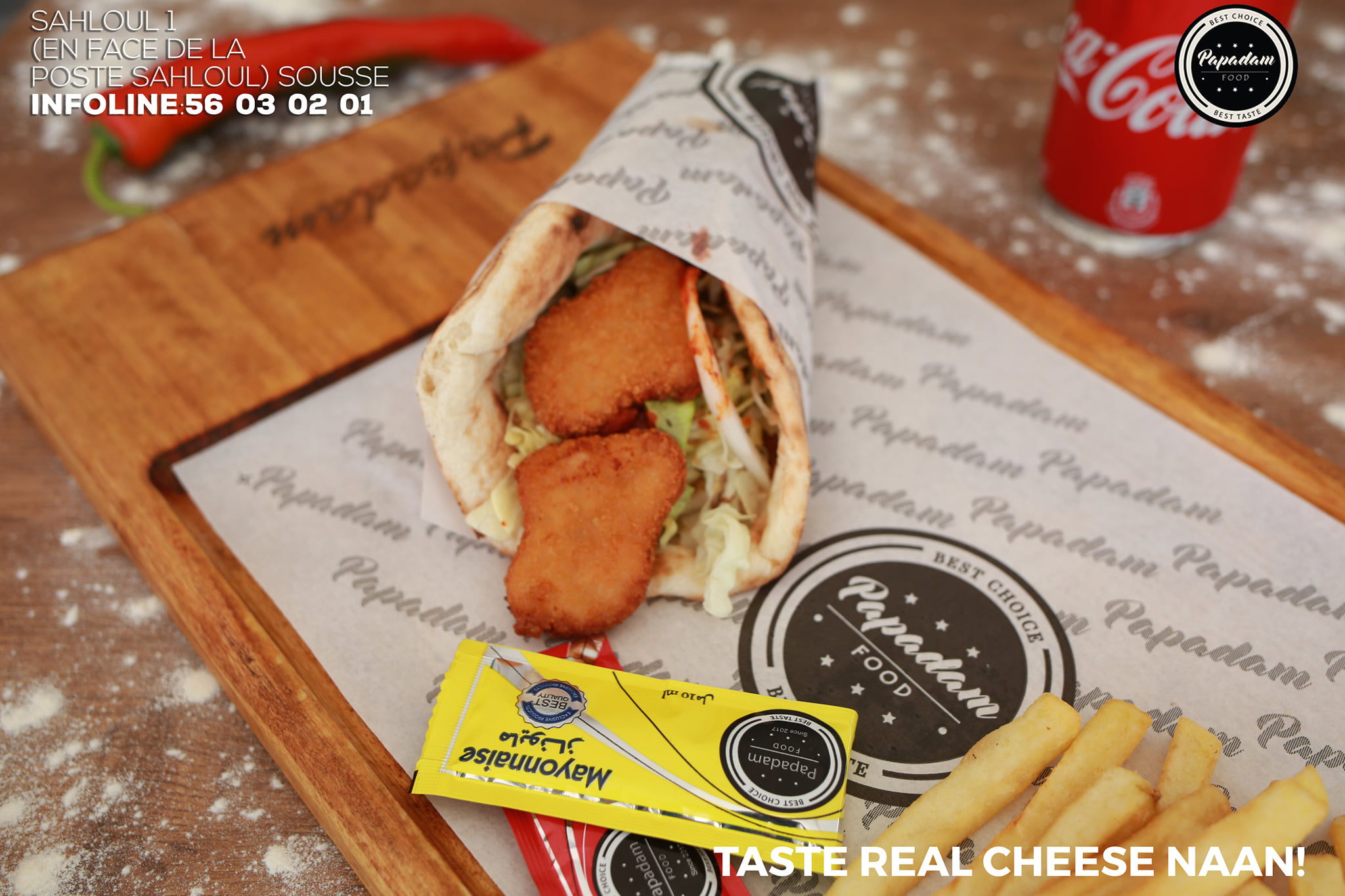 Nuggets (Cheese Naan Sandwich)