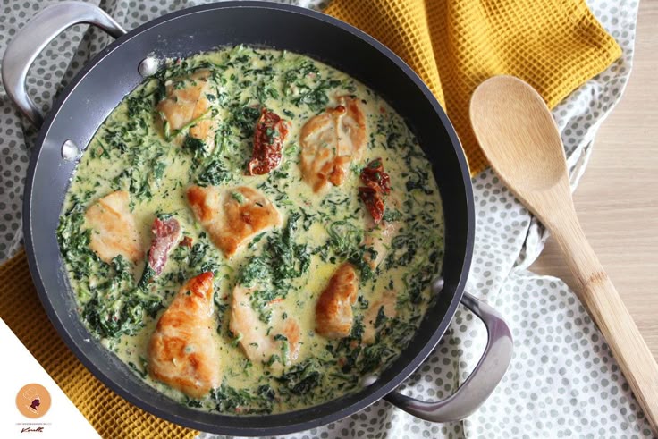 Plat Escalope de Poulet Ricotta Épinard