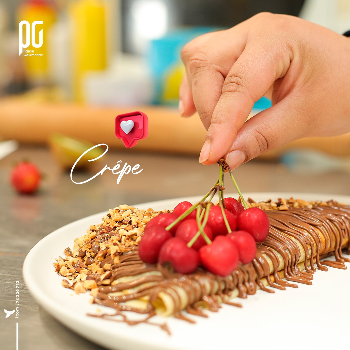 Crêpe Nutella Amande
